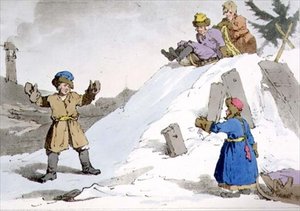 Kinder gehen einen Eisberg hinunter, Platte 38 aus Band II von 
