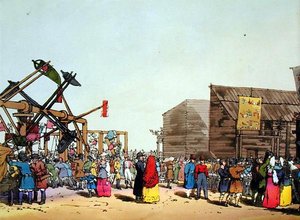 Katcheli, vom Künstler geätzt, veröffentlicht 1804 (Farblitho) von John Augustus Atkinson