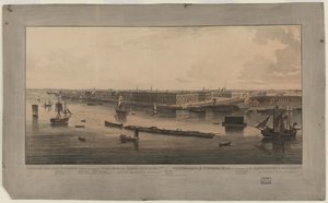 Panoramablick auf Sankt Petersburg, zwischen 1805 und 1807 von John Augustus Atkinson