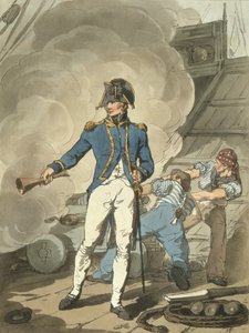 Postkapitän aus Costume of Great Britain, graviert vom Künstler, veröffentlicht von William Millar und James Walker, 1807