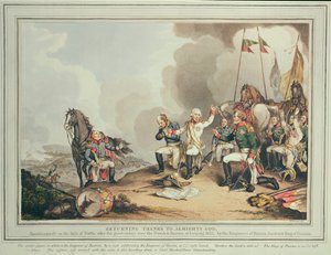 Dank an den Allmächtigen Gott, 1814 von John Augustus Atkinson