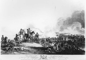 Die Schlacht von Salamanca, 22. Juli 1812, graviert von G. Lewis, 1813