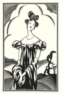 Illustration für Don Juan von Lord Byron: Aurora Raby, ein junger Stern von John Austen