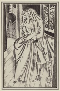Illustration für Moll Flanders von Daniel Defoe von John Austen