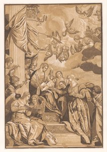 Hochzeit der heiligen Katharina von John Baptist Jackson