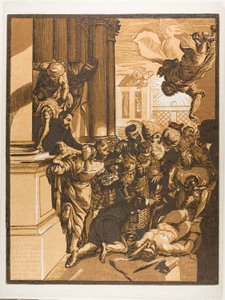 Der heilige Markus rettet einen Sklaven vor der Folter, aus Opera Selectiora von John Baptist Jackson