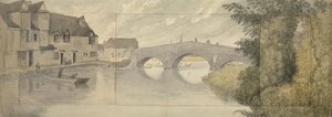Hythe-Brücke, Oxford, 1789