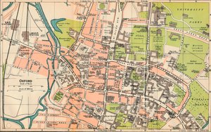 Oxford von John Bartholomew