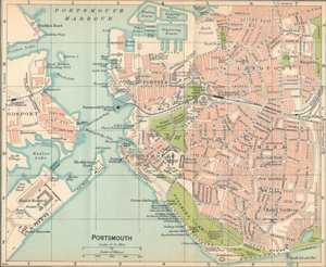 Portsmouth, 20. Jahrhundert von John Bartholomew