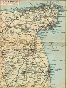 Thanet & Ostkent, 20. Jahrhundert von John Bartholomew