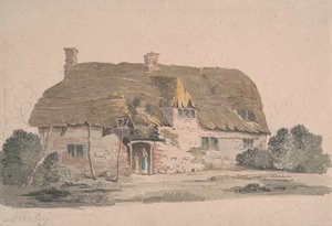 Reetgedecktes Cottage in der Nähe von Henley von John Baverstock Knight