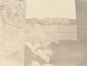 Karnak, Hypostylhalle, Nordwand (Innenseite) von John Beasly Greene
