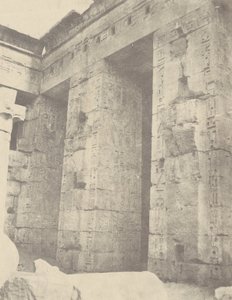 Médinet Habou, Palast von Ramses II, 2. Hof, Ostseite