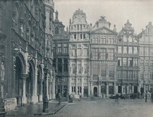 Eine Ecke des Grand Place, Brüssel, Belgien, um 1900 1914-1915