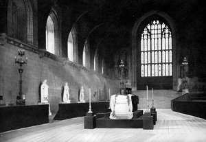 Die Aufbahrung von William Gladstone, Westminster Hall, London, 1898 ca. 1905