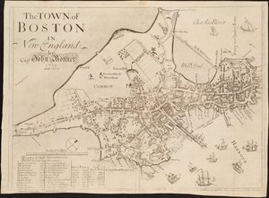 Die Stadt Boston in Neuengland von John Bonner