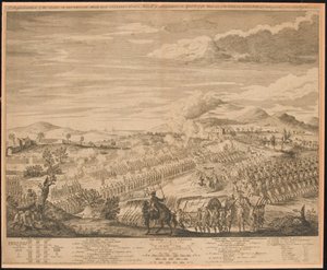 ?Eine Darstellung der Schlacht auf dem Drunmossie [sic] Moor nahe Culloden?, 16. April 1746 von John Bowles