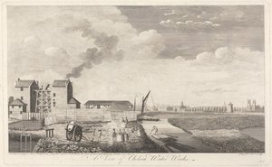 Ansicht der Chelsea Water Works von John Boydell