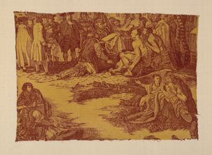 Fragment mit dem Titel "William Penns Vertrag mit den Indianern"