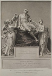 Shakespeare mit der Muse der Literatur und dem Genius der Malerei, 1803