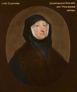 Lady Ann Clifford, Gräfin von Dorset und Pembroke (d.1675) von John Bracken