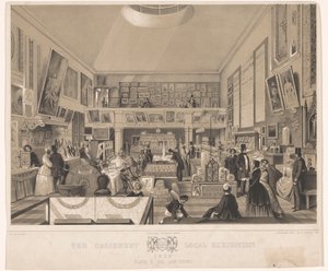 Innenraum des Gerichts während der Salisbury Local Exhibition, 1852 von John Brandard