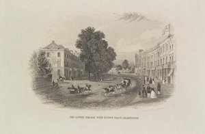 Die untere Parade mit Euston Place, Leamington von John Brandard
