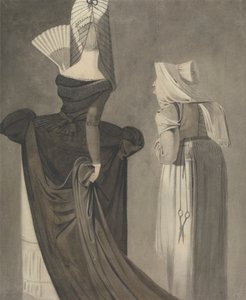 Eine römische Dame mit einer Anstandsdame