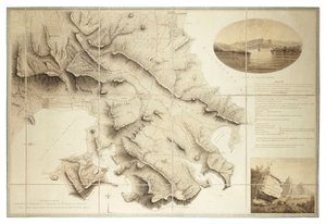 Plan der Umgebung des English Harbour, Antigua, ca. 1782