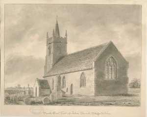 Acton Trussell Kirche von John Buckler