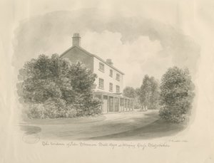 Baswich Dorf - Haus von John Stevenson Salt, Esq. von John Buckler