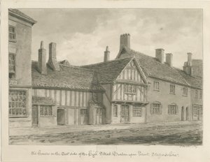 Burton-upon-Trent - Alte Häuser in der High Street