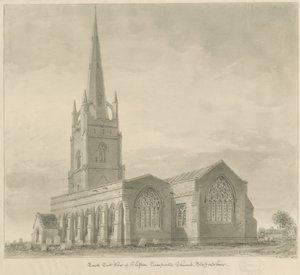 Clifton Campville Kirche von John Buckler