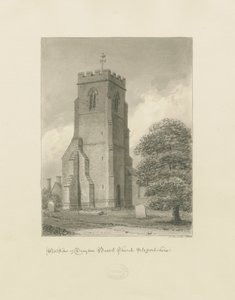 Drayton Bassett Kirche von John Buckler