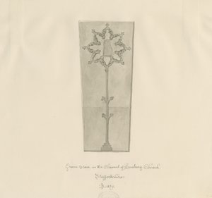Hanbury Kirche - Grabstein von John Buckler