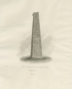 Ilam Kirche - Antikes Kreuz von John Buckler