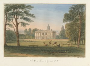Greenwich Park - Das Rangerhaus von John Buckler