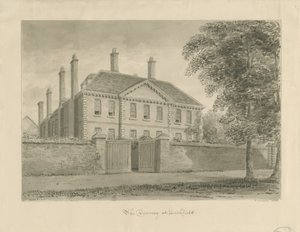 Lichfield - Das Dekanat in The Close von John Buckler