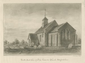 Kirche von Pipe Ridware von John Buckler