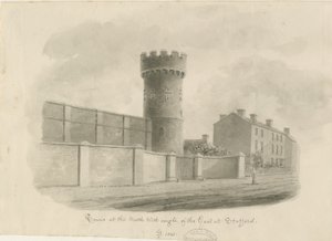 Stafford - Runder Turm des Gefängnisses von John Buckler