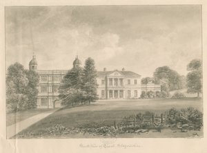 Tixall Hall und Torhaus von John Buckler