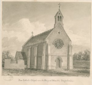 Uttoxeter Stadt - Neue Katholische Kapelle von John Buckler