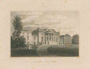 Wiltshire - Stourhead - Herrenhaus (Stich)