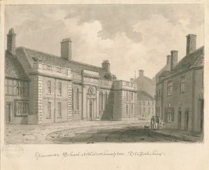 Wolverhampton - Gymnasium: Sepiazeichnung, 1837