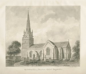Wombourne Kirche von John Buckler