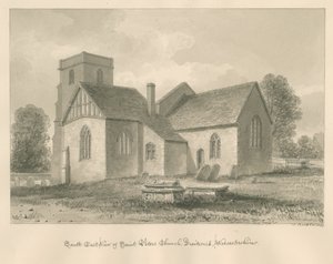 Worcestershire - Droitwich - Saint Peter Kirche, 1833 von John Buckler