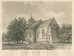 Hadsor Kirche, 1833 von John Buckler