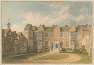 York - Heslington House Innenansicht, 1818 von John Buckler