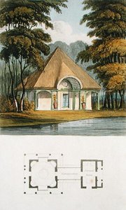 Hinweise zur Ziergärtnerei: Eine Molkerei, aus Ackermanns 