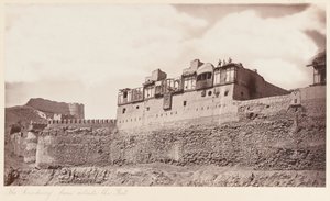 Die Residenz in Kabul, 1879 von John Burke